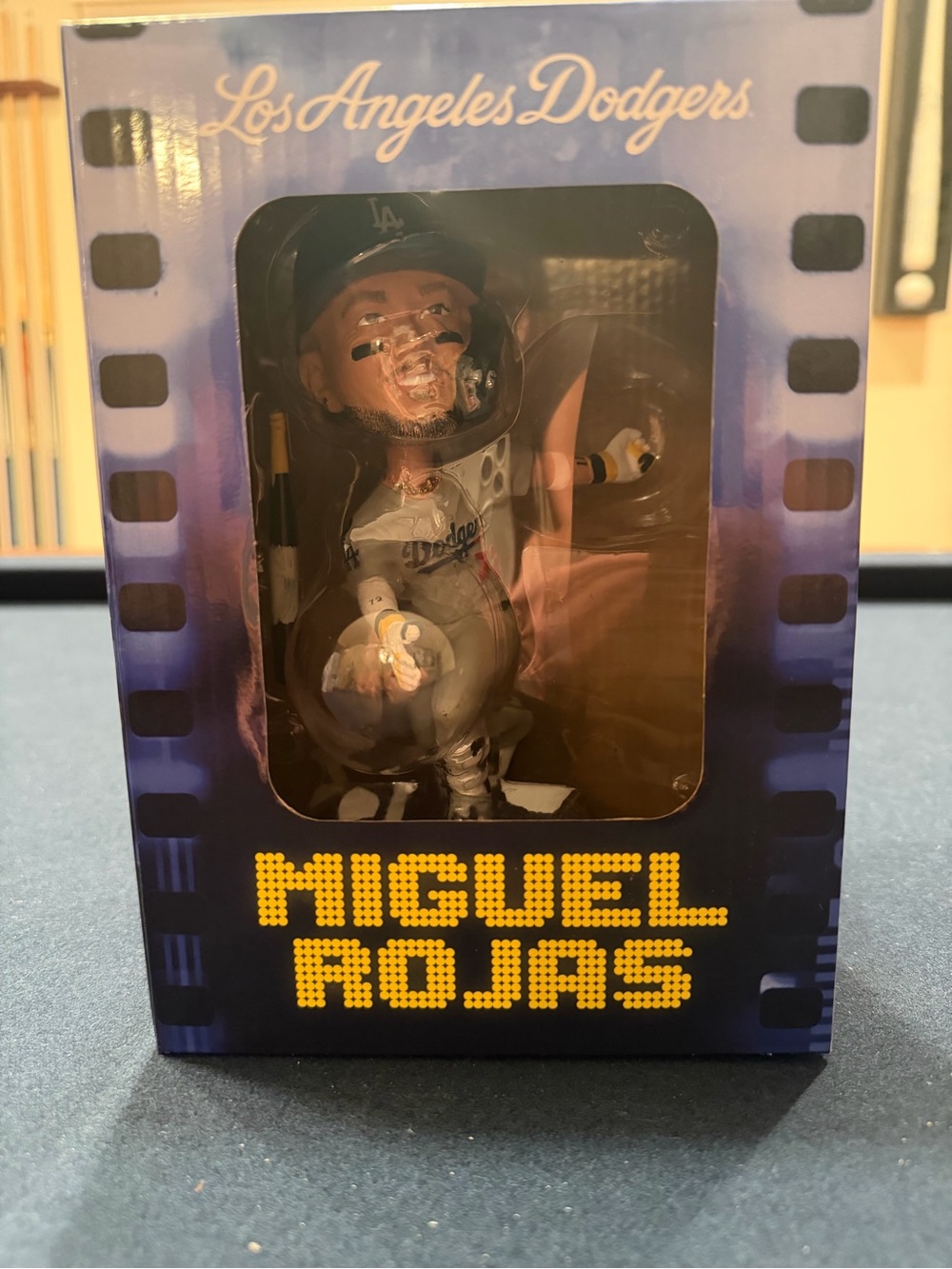 2026 Los Angeles Dodgers Miguel Rojas Collectible Bobblehead - Blue
